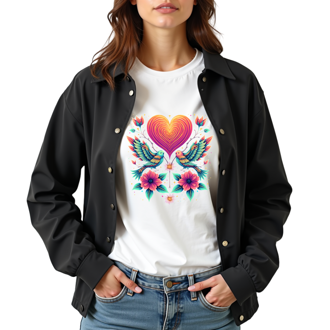 Love Dance birds   Softstyle T-Shirt