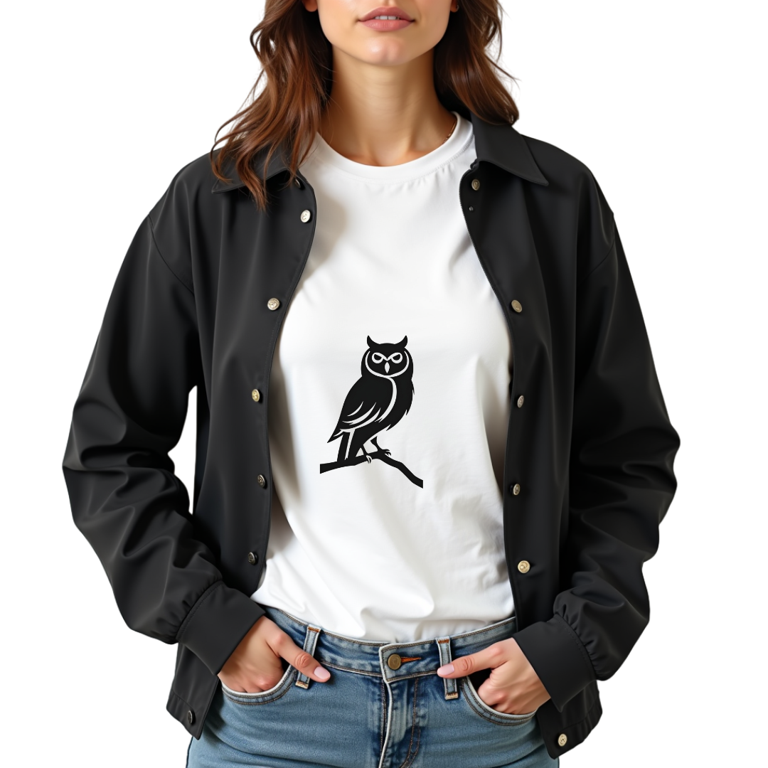 Owl Graphic Softstyle T-Shirt – Birds Lover's Apparel