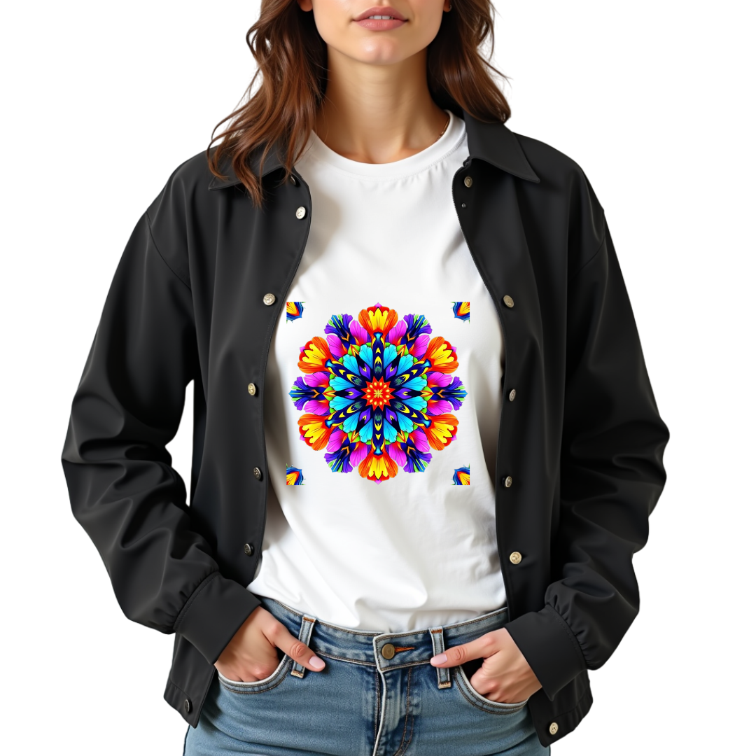 Psychedelic Harmony Graphic Softstyle T-Shirt