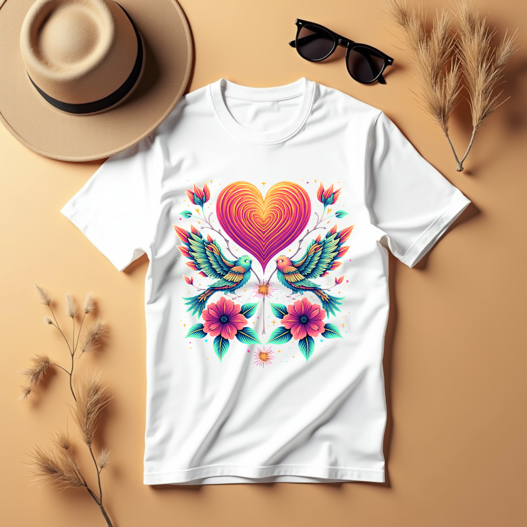 Love Dance birds   Softstyle T-Shirt