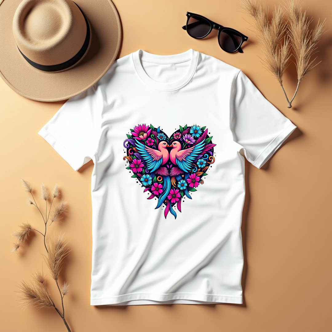 Love Birds Softstyle T-Shirt – Birds Lover's