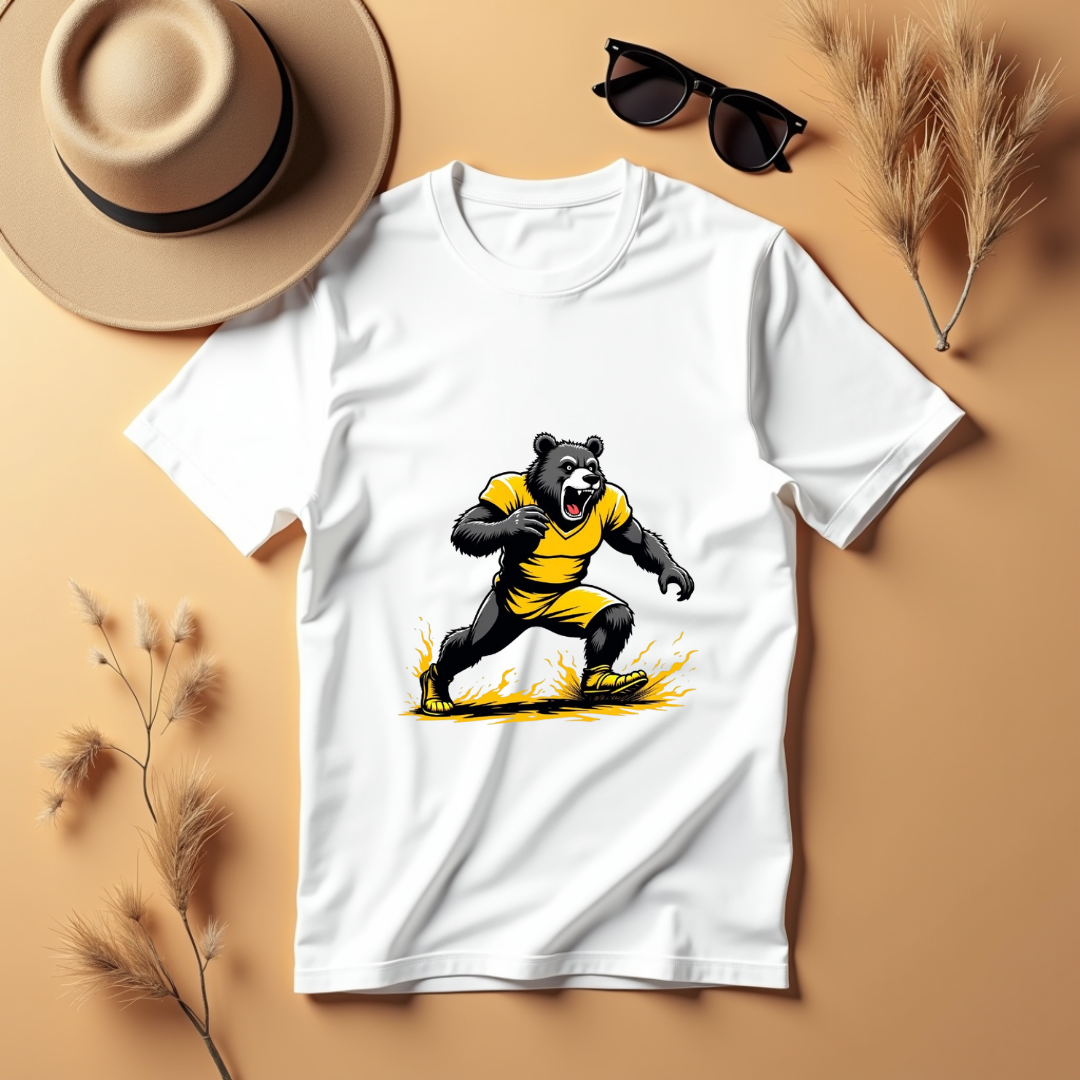 Touchdown Bear Softstyle T-Shirt