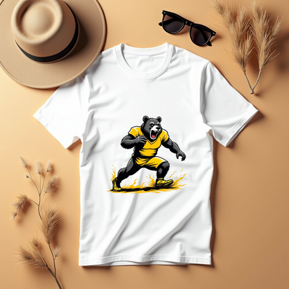 Touchdown Bear Softstyle T-Shirt