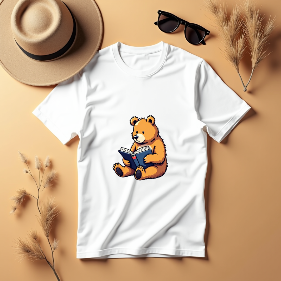 Bear Bookworm Softstyle T-Shirt