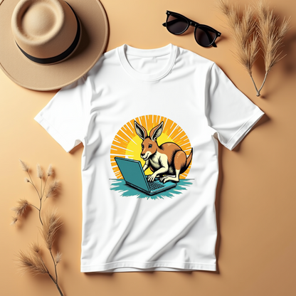 Kangaroo Hustle Graphic Softstyle T-Shirt