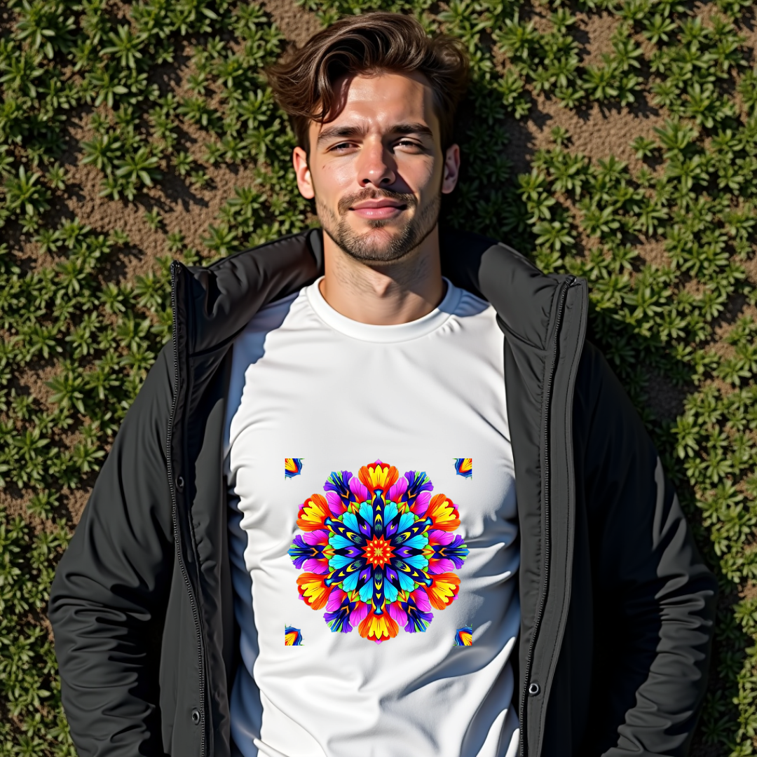 Psychedelic Harmony Graphic Softstyle T-Shirt