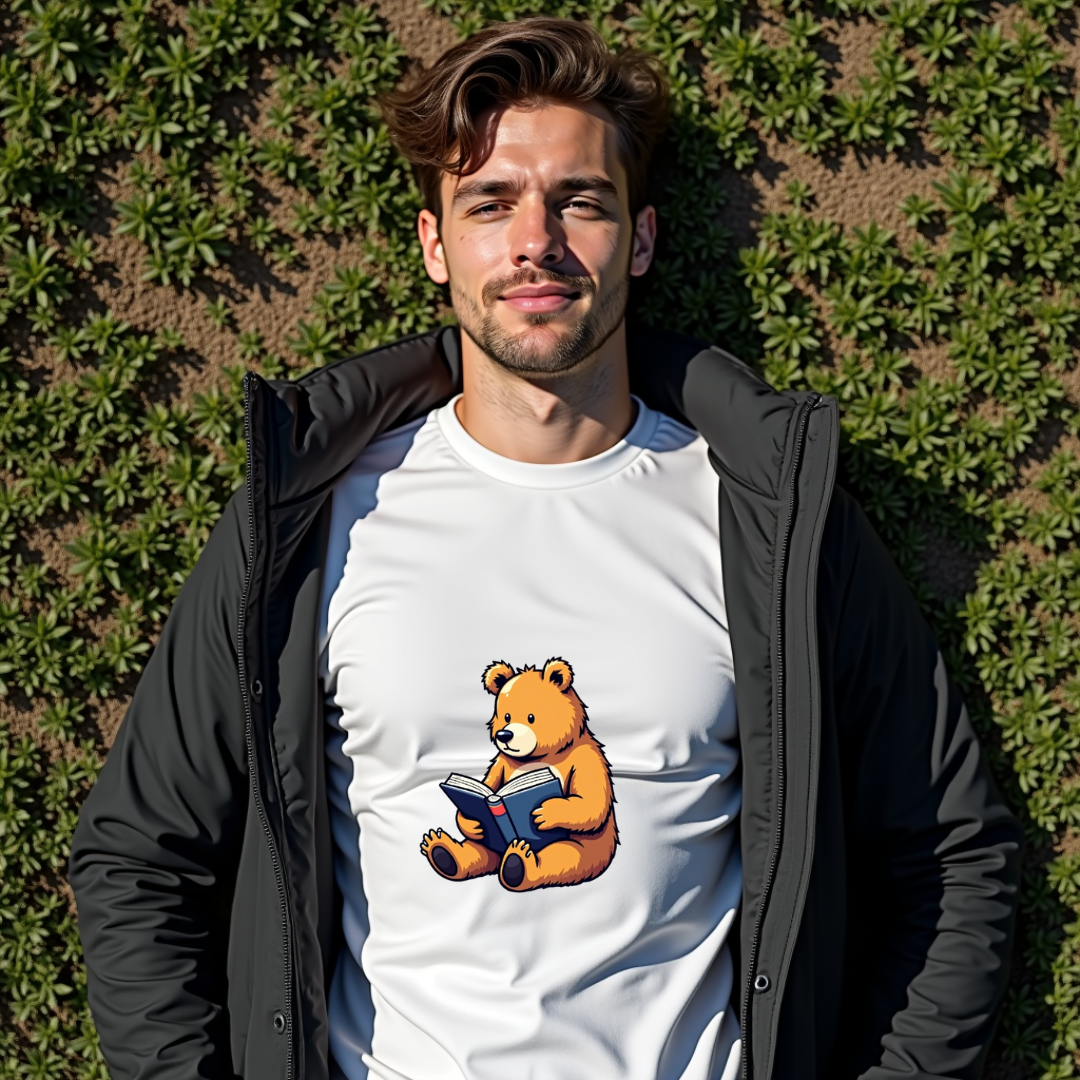 Bear Bookworm Softstyle T-Shirt