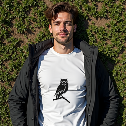 Owl Graphic Softstyle T-Shirt – Birds Lover's Apparel