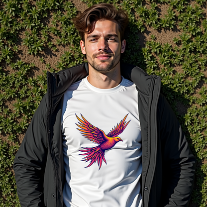 Bird in flight Softstyle T-Shirt – Birds Lover's