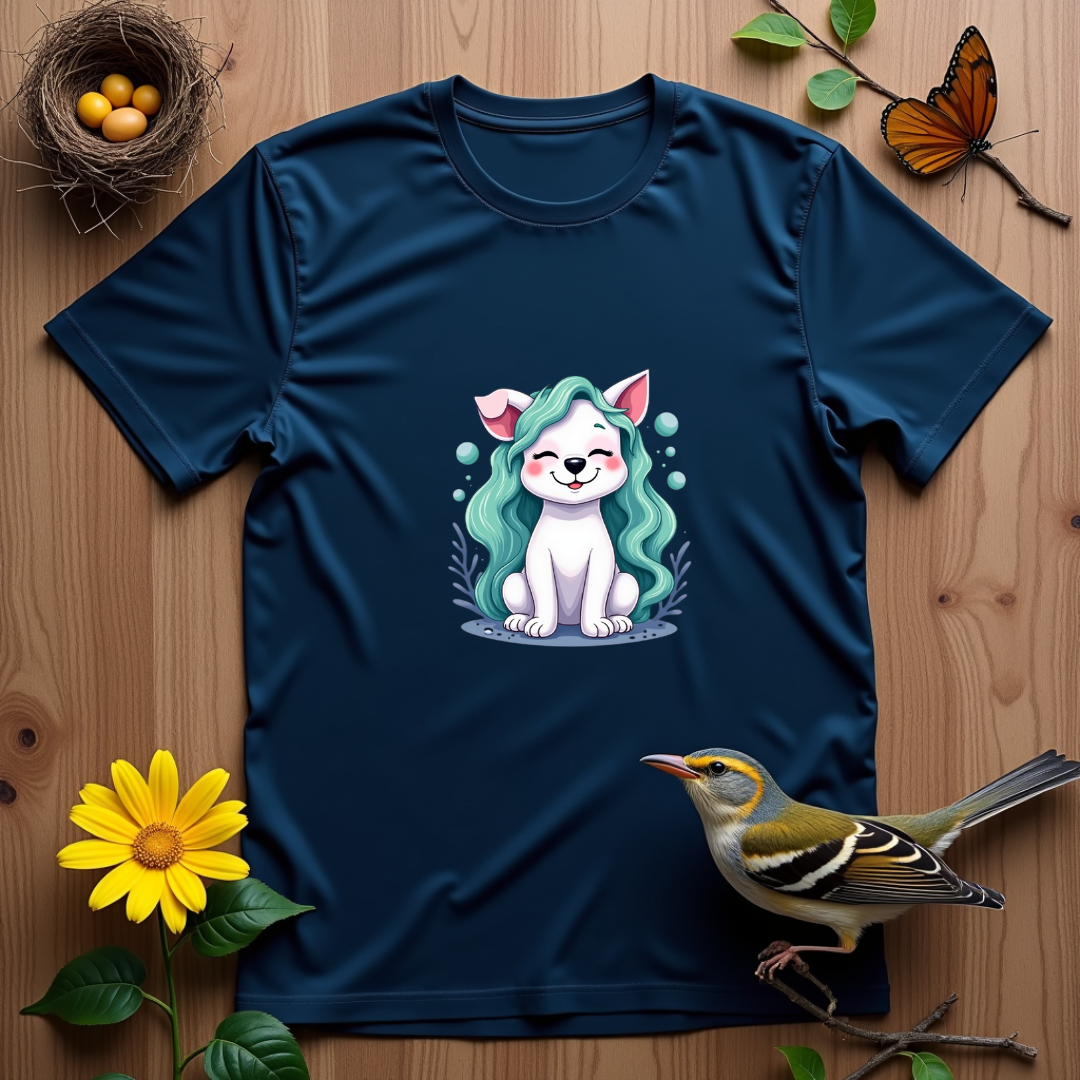 Mermaid Pooch Graphic Softstyle T-Shirt