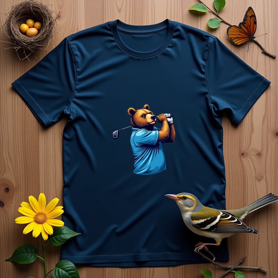 Bear Golfer Softstyle T-Shirt