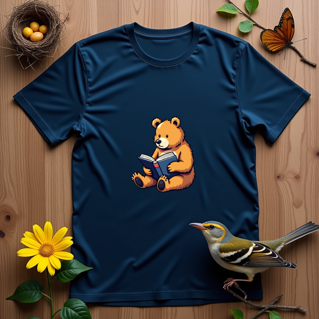 Bear Bookworm Softstyle T-Shirt