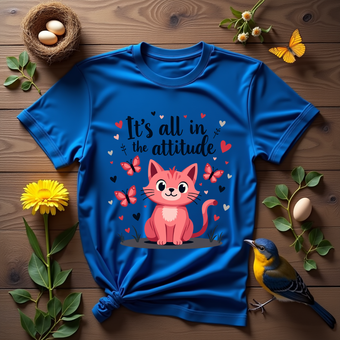 Attitude Cat Softstyle T-Shirt –