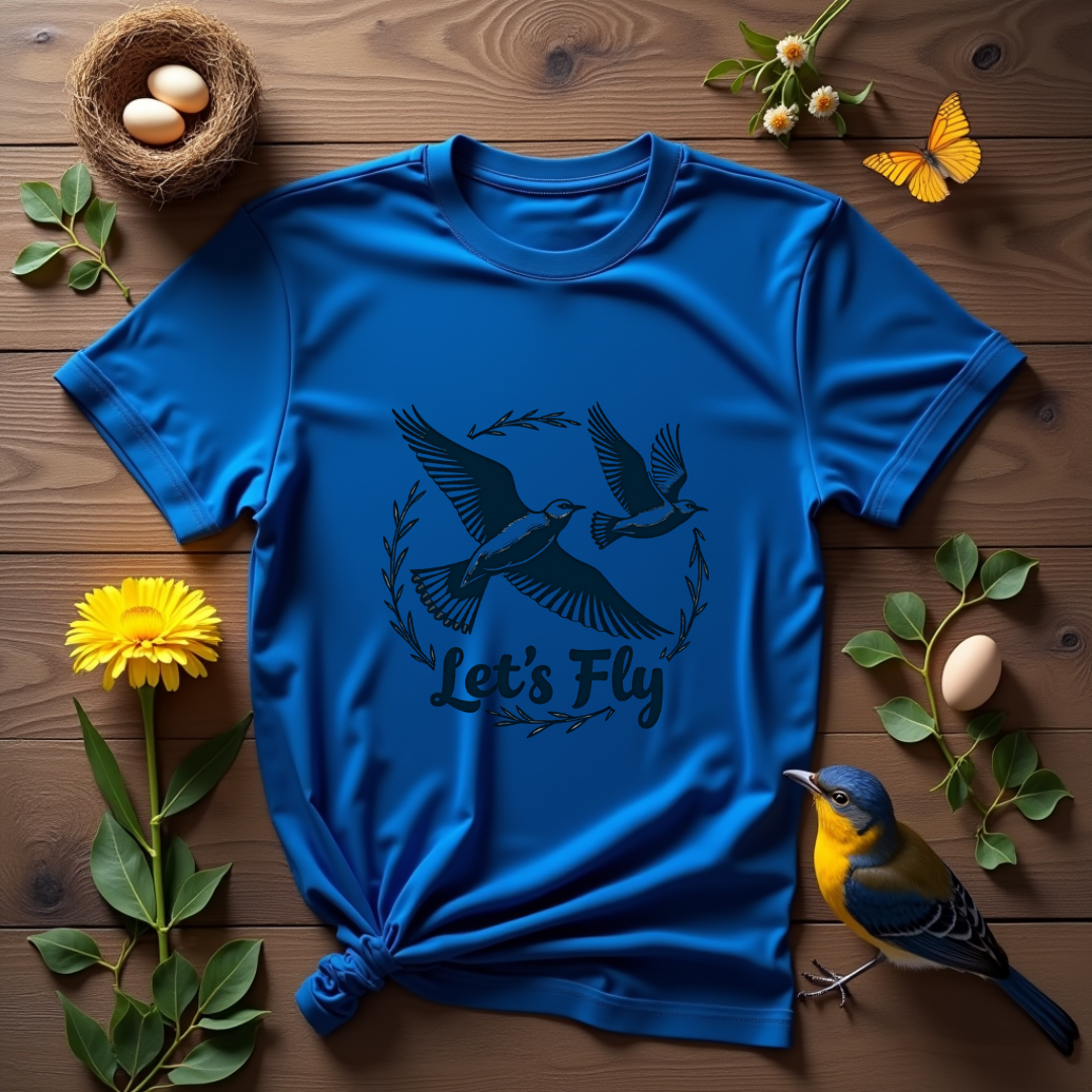 Let's Fly birds Softstyle T-Shirt