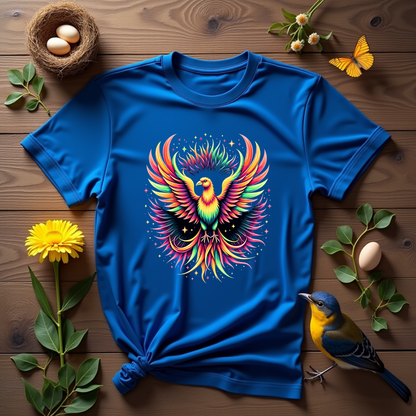 Psychedelic Motion Bird Softstyle T-Shirt