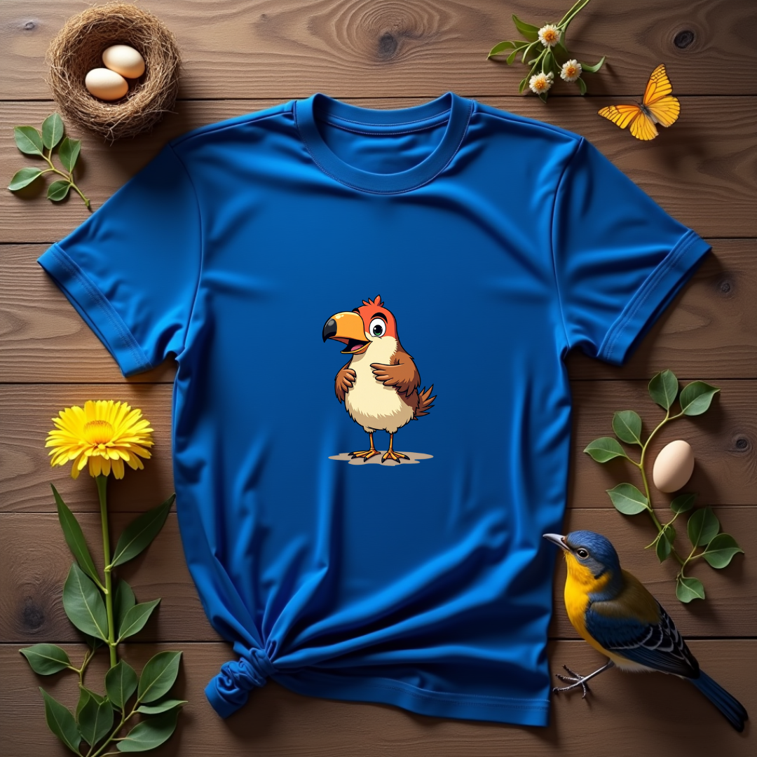 Curious Bird Graphic Softstyle T-Shirt