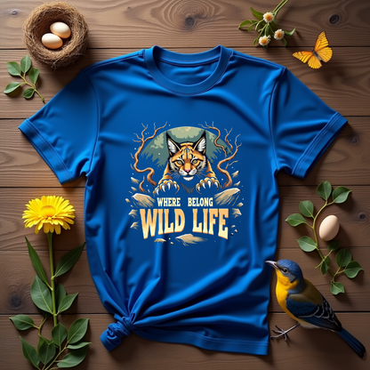 Wild Pounce Graphic Softstyle T-Shirt- Cat Lovers