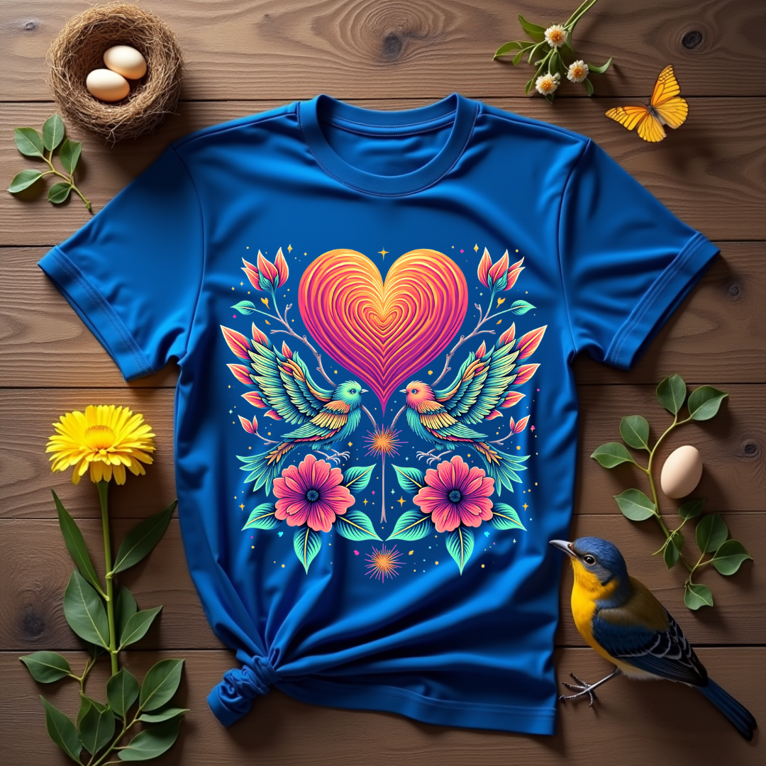 Love Dance birds   Softstyle T-Shirt