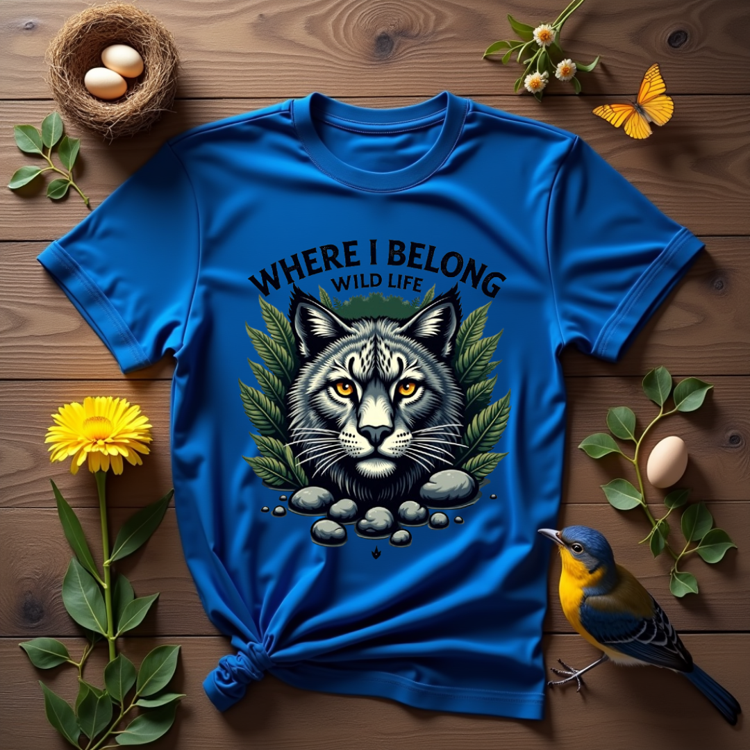 Wild Spirit Graphic Softstyle T-Shirt- Cat Lovers