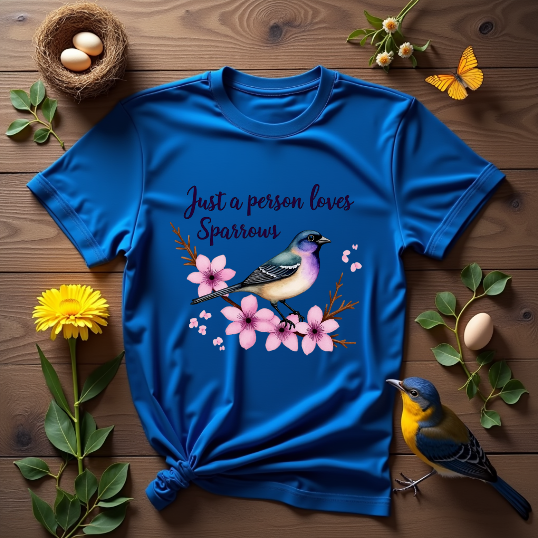 Sparrow Bliss Softstyle T-Shirt – Birds Lover's