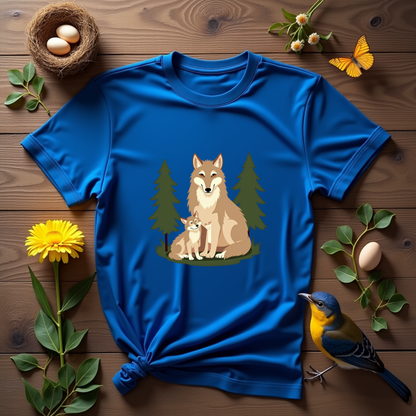 Wolf Family, Silent Watch Graphic Softstyle T-Shirt