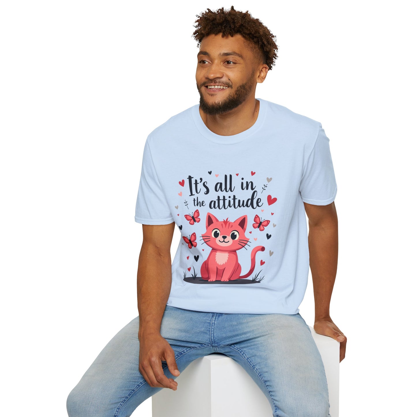 Attitude Cat Softstyle T-Shirt –