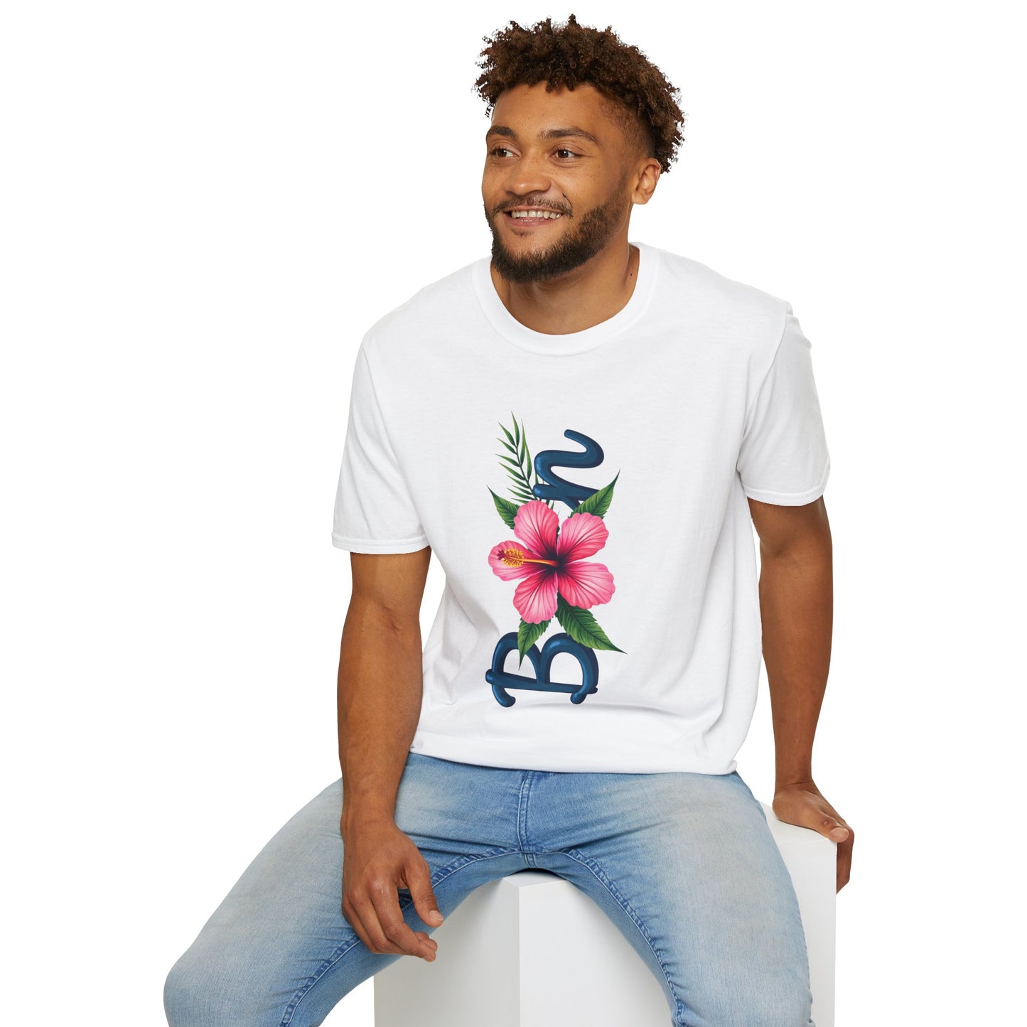 Tropical Born Flower Softstyle T-Shirt –