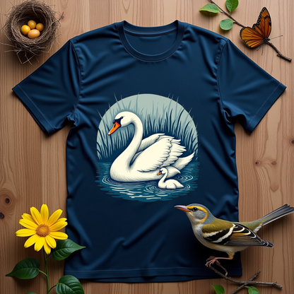 Cozy Swan Graphic Softstyle T-Shirt