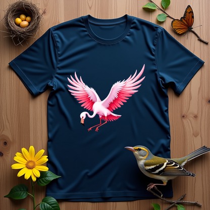 Flamingo, Flight of Flame Graphic Softstyle T-Shirt