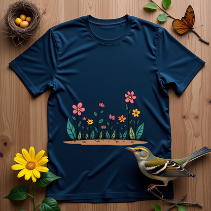 Flowers dance in bright colors  Softstyle T-Shirt