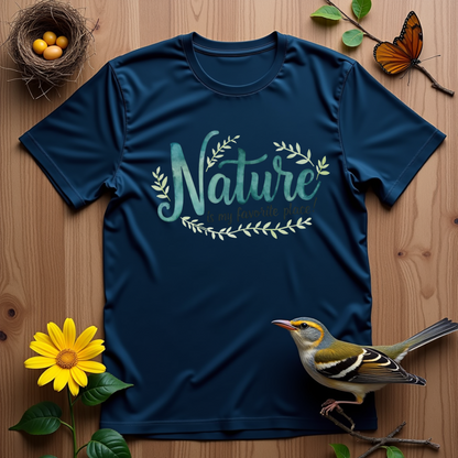 Tranquil Watercolor Nature Softstyle T-Shirt –