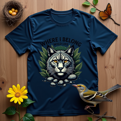 Wild Spirit Graphic Softstyle T-Shirt- Cat Lovers