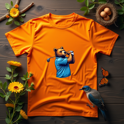 Bear Golfer Softstyle T-Shirt