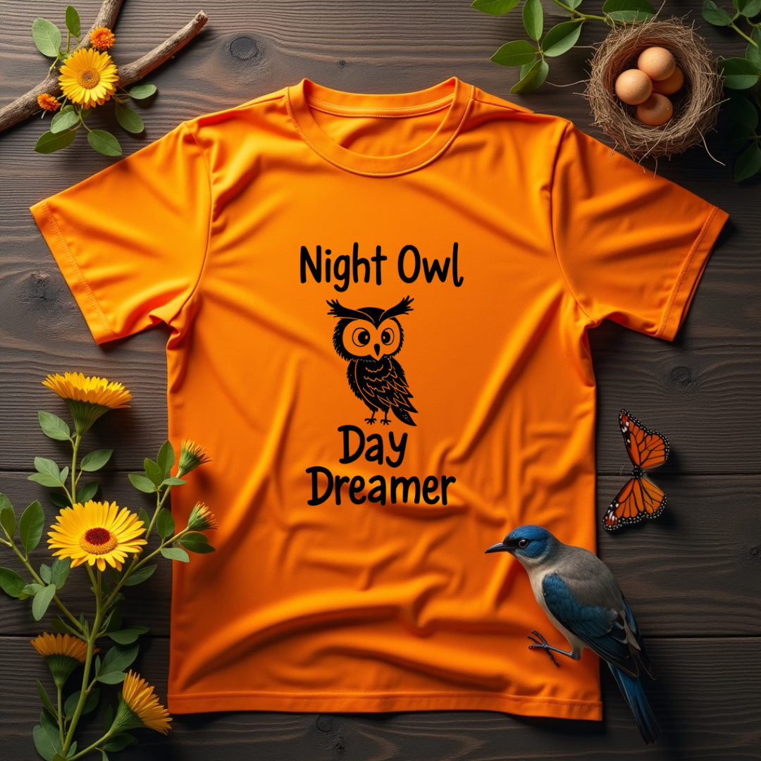 Night Owl Graphic Softstyle T-Shirt