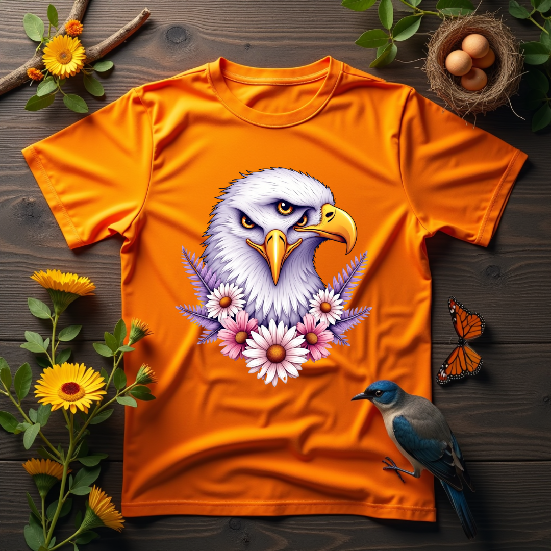 Eeagle heads Graphic Unisex Softstyle T-Shirt – Nature Lover's Apparel