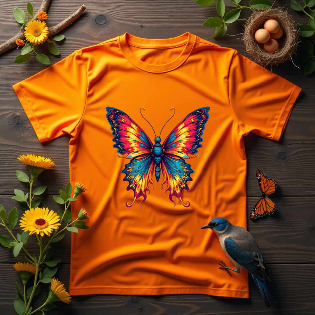 Vibrant colors Butterfly Softstyle T-Shirt