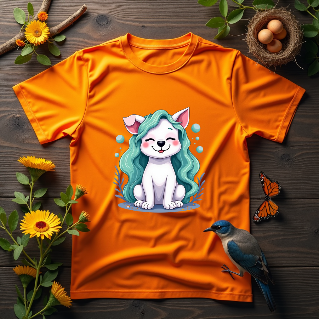 Mermaid Pooch Graphic Softstyle T-Shirt