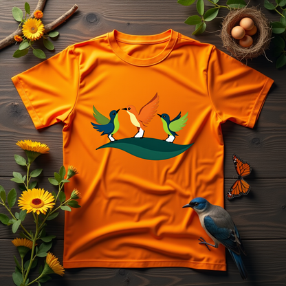 Dance of Birds Graphic Softstyle T-Shirt