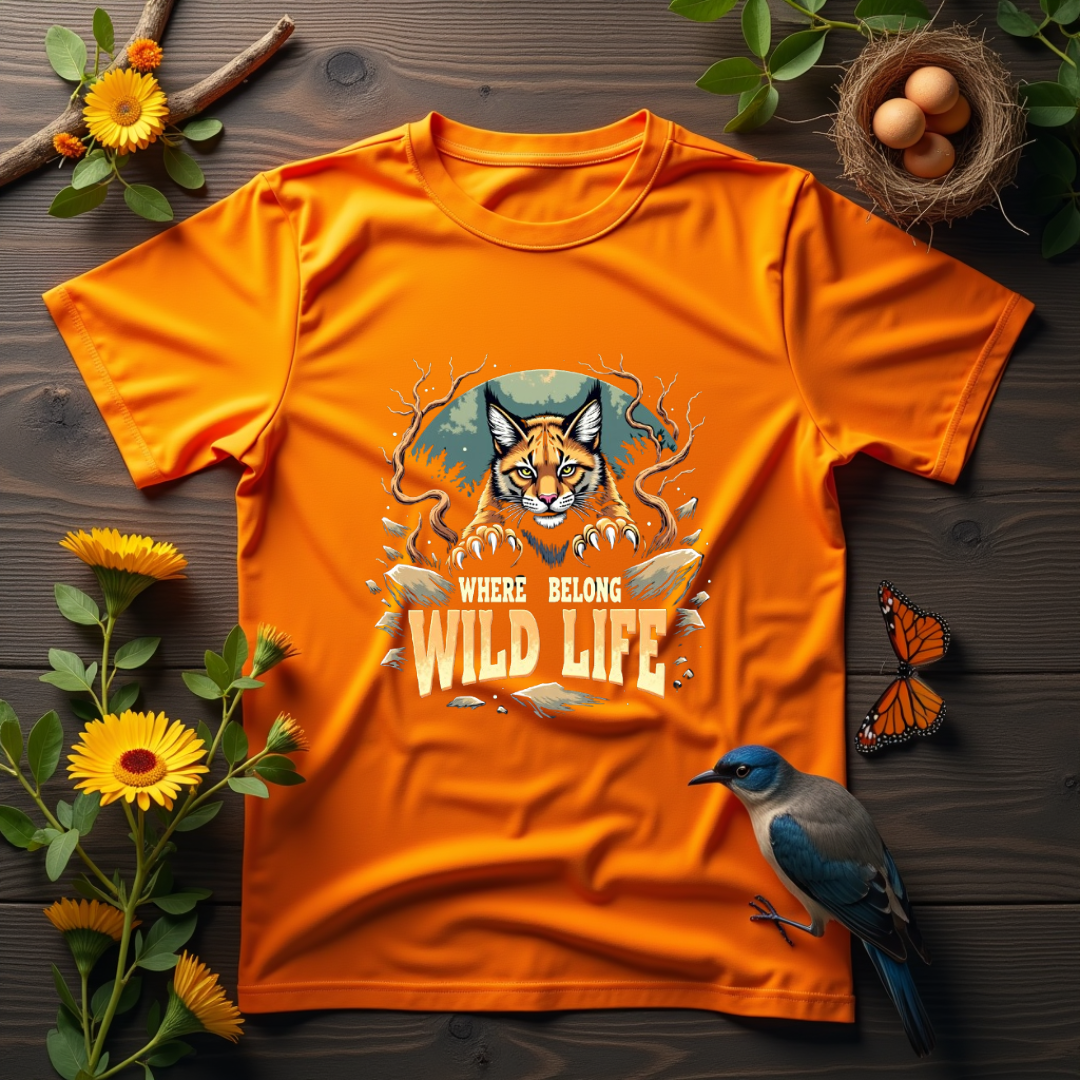 Wild Pounce Graphic Softstyle T-Shirt- Cat Lovers