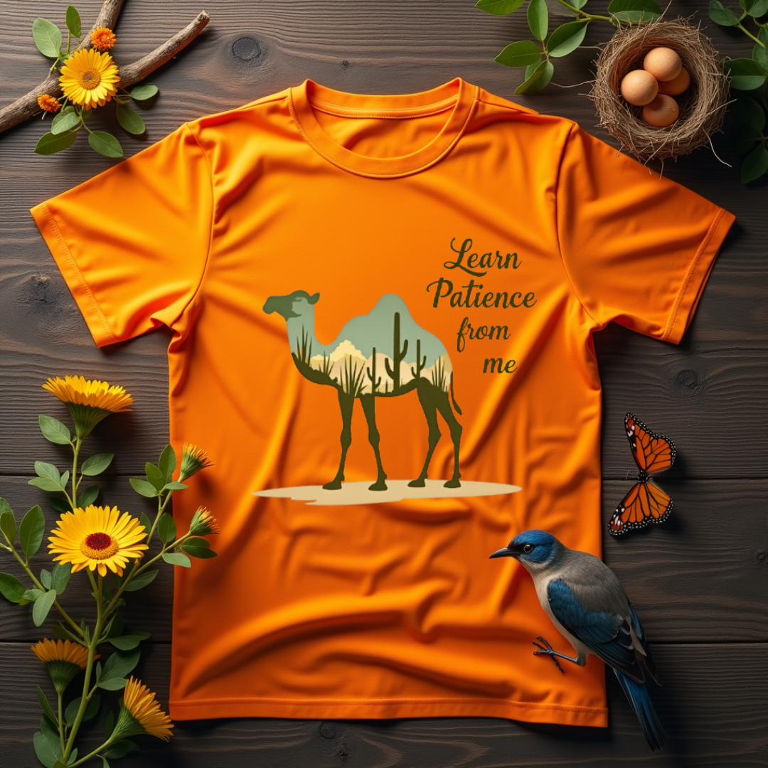 Camel Serenity Graphic Softstyle T-Shirt