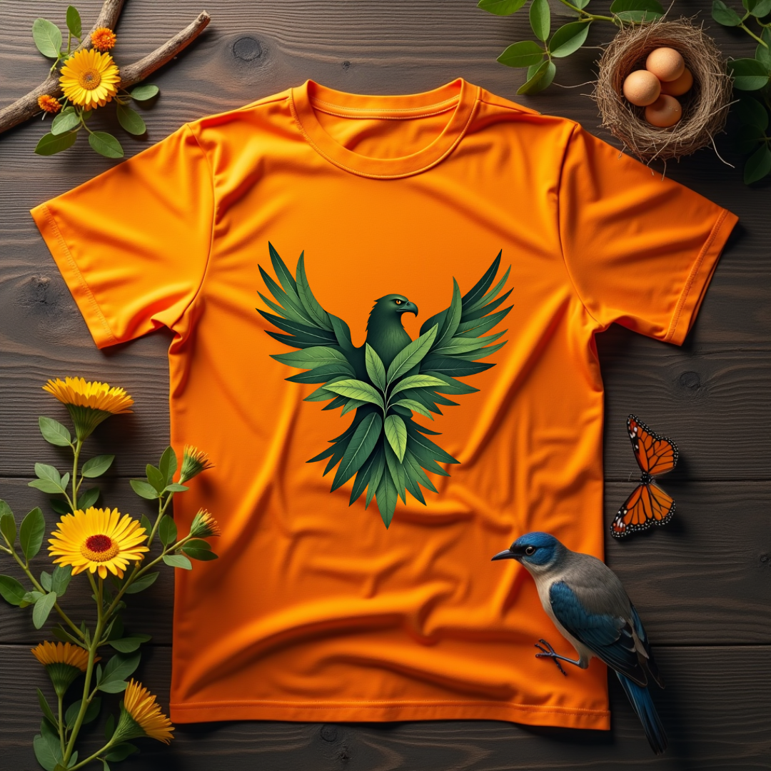 Leafy Eagle Softstyle T-Shirt