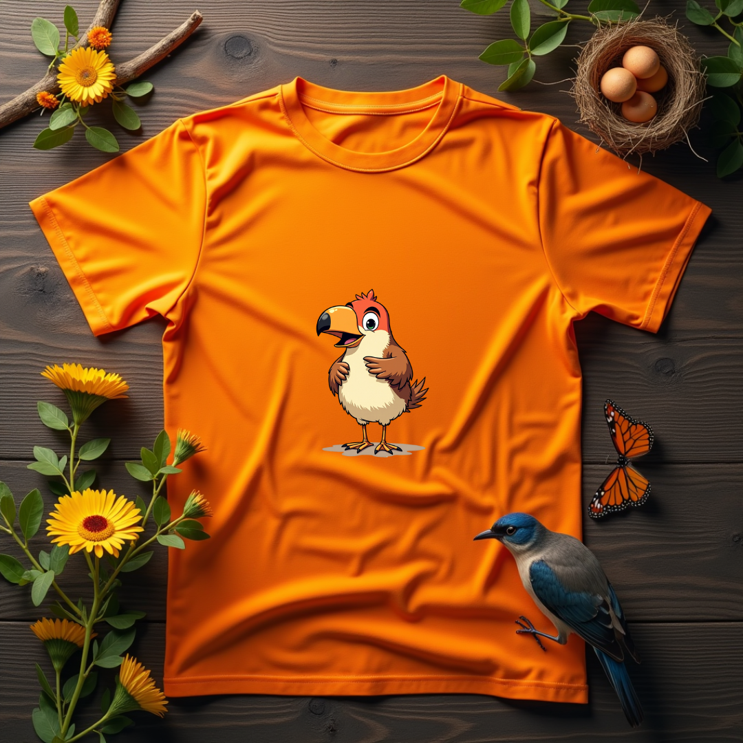 Curious Bird Graphic Softstyle T-Shirt