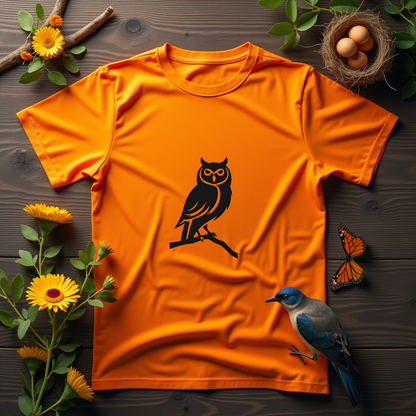 Owl Graphic Softstyle T-Shirt – Birds Lover's Apparel