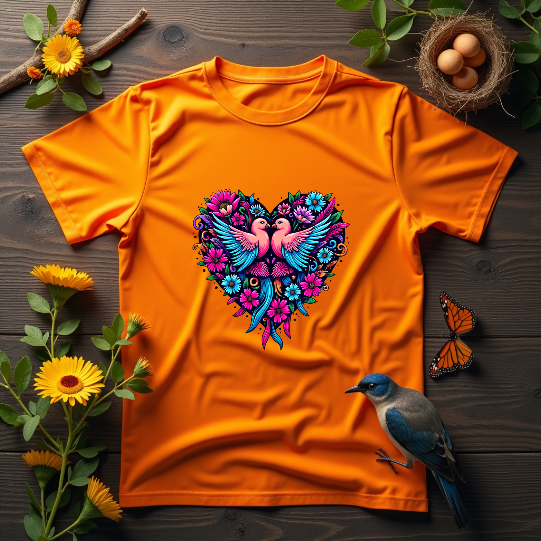 Love Birds Softstyle T-Shirt – Birds Lover's