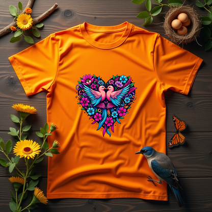 Love Birds Softstyle T-Shirt – Birds Lover's