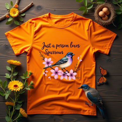 Sparrow Bliss Softstyle T-Shirt – Birds Lover's