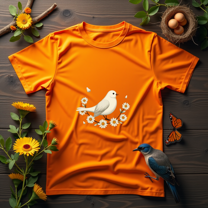 Serene Bird Softstyle T-Shirt – Birds Lover's