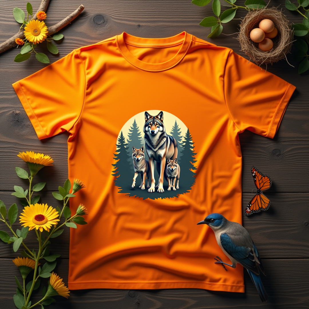 Wolf Family Graphic Softstyle T-Shirt