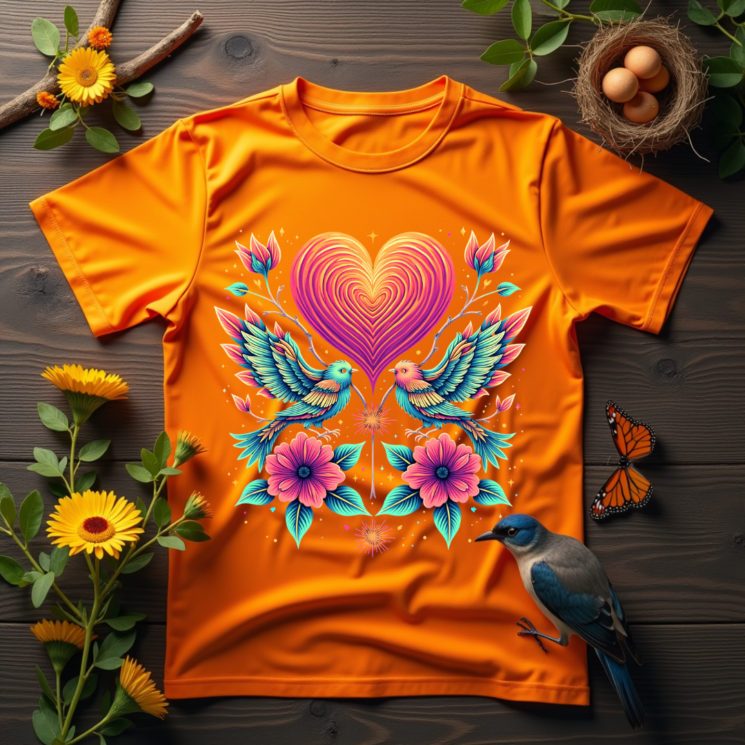 Love Dance birds   Softstyle T-Shirt