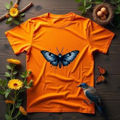 Grunge Moth Softstyle T-Shirt